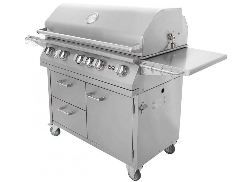 Lion 40-Inch Stainless Steel Free Standing Grill - L90000