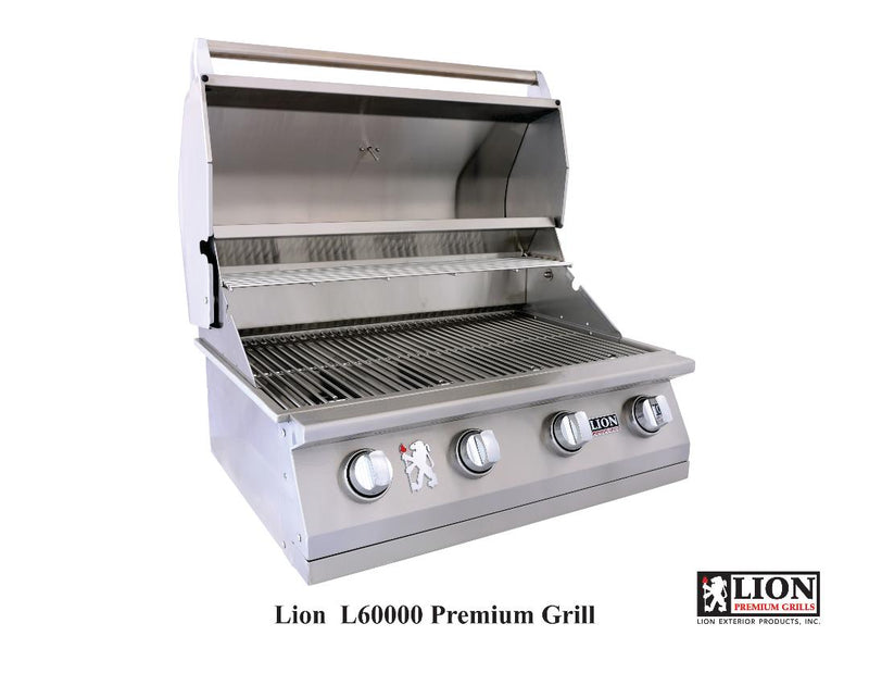 Lion 32-Inch Stainless Steel Built-In Grill - L60000