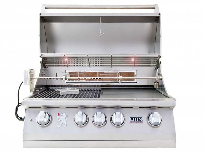 Lion 32-Inch Stainless Steel Built-In Grill - L75000
