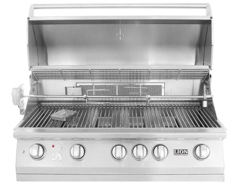 Lion 40-Inch Stainless Steel Built-In Grill - L90000
