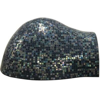 HPC Forno Hybrid Gas/Wood Fueled Mosaic Tile Pizza Oven on Wheeled Cart