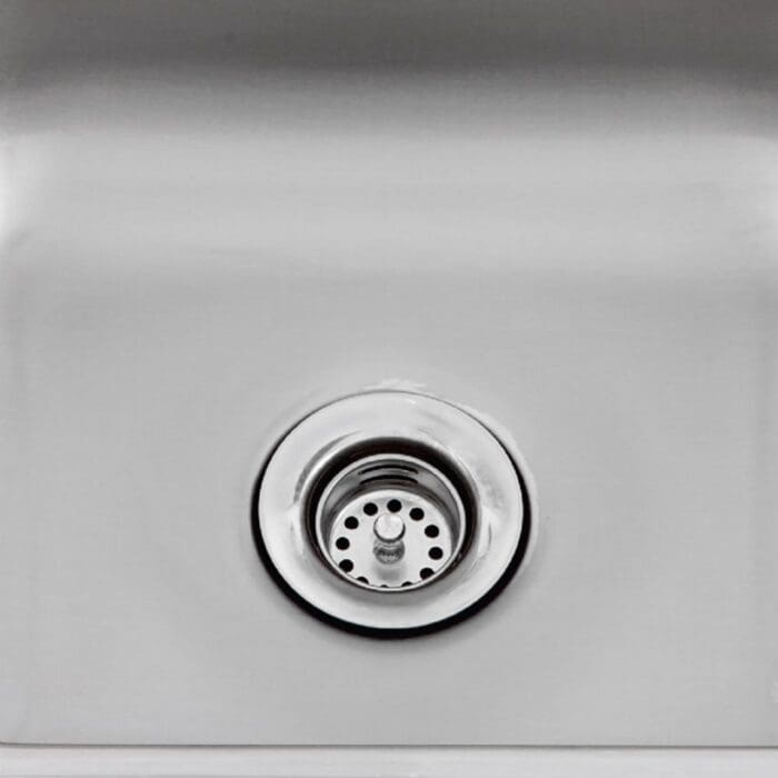 Lion 15" X 15" Outdoor Stainless Steel Sink With Hot/Cold Faucet